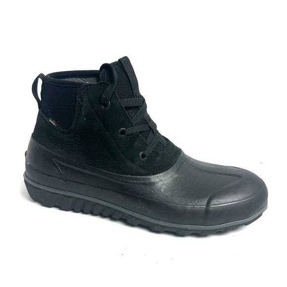 Bogs Mens Casual Lace Boot Black Size 10 M